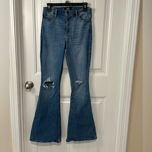 Hollister flare jeans.